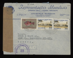 Mozambique 1952 Censored Air Mail Cover To Austria__(10006) - Mozambique