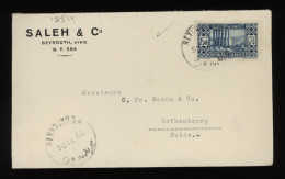 Lebanon 1936 Beyrouth Cover To Sweden__(12514) - Lebanon