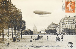 CPA - TOUT PARIS - N° 671 Bis - (pas Vue) Boulevard Pasteur Et Les Invalides - Aéronef (XVe Arrt) - Coll. F. Fleury -TBE - Arrondissement: 15