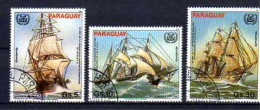 Paraguay 1983 Bateaux Voiliers (52) Yvert N° PA 939 à 941 Oblitérés Used - Paraguay