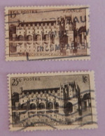 FRANCE YT 610/611 OBLITERES "CHATEAU DE CHENONCEAUX" ANNÉE 1944 - Used Stamps