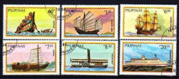 Philippines 1984 Bateaux (53) Yvert N° 1406 à 1411 Oblitérés Used - Philippinen