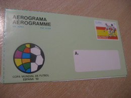 1982 SPAIN World Cup Football Futbol Soccer Aerogramme Air Letter Air Mail America - 1982 – Espagne