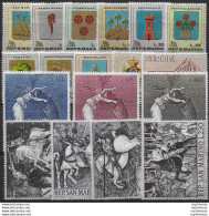 1968 San Marino Annata Completa 18v. MNH - Autres & Non Classés