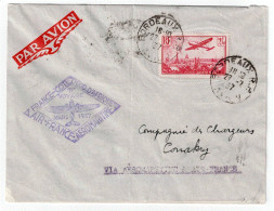 Aviation * Lettre Au Départ De Bordeaux Pour Conakry - 1 Vol En 1937 Pour La Côte Occidentale D'Afrique * - Otros (Aire)