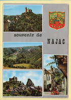 12. Souvenir De NAJAC – Multivues / Blason (voir Scan Recto/verso) - Najac