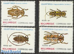 Mozambique 1997 Lubrapex, Insects 4v, Mint NH, Nature - Insects - Philately - Mozambique
