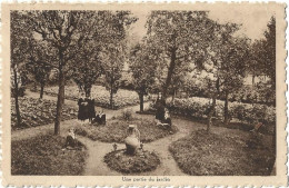 La Louvière Demi Pensionnat  Externat Des Filles De Marie Une Partie Du Jardin - La Louvière