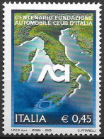 2005  Italien  Mi. 3013**MNH 100 Jahre Automobilklub Von Italien (ACI). - 2001-10: Nieuw/plakker