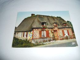 DEP 76 SEINE MARITIME CARTE EN COULEUR DE 1967 MAISON NORMANDE AU TOIT DE CHAUME EDIT DES ARTS PHOTOMECANIQUES  N°1666// - Basse-Normandie