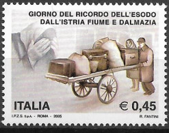 2005  Italien  Mi. 3015**MNH   60. Jahrestag Der Vertreibung Der Italiener Aus Istrien, Fiume Und Dalmatien. - 2001-10: Mint/hinged