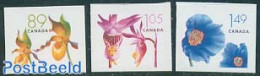 Canada 2005 Orchids 3v S-a, Mint NH, Nature - Flowers & Plants - Orchids - Ongebruikt