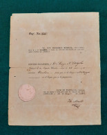 Spain 1881 Pasaporte  Passport  Passeport, Reisepass - Documents Historiques