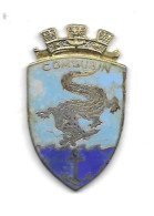 Insigne émaillé Des Nageurs De Combat De L'armée Italienne   - époque 39/45 - 1939-45