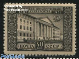 Russia, Soviet Union 1952 Tartu University 1v, Mint NH, Science - Education - Nuovi