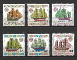 Bulgarie 1986 Bateaux Voiliers (83) Yvert N° 3037 à 3042 Oblitérés Used Feuillet - Usati