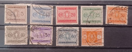 Regno 1934 Segnatasse 9 Valori - Strafport