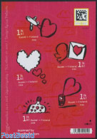 Finland 2008 Valentine 5v M/s S-a, Mint NH, Various - Greetings & Wishing Stamps - St. Valentine's Day - Unused Stamps