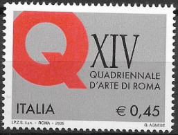 2005  Italien  Mi. 3018**MNH   Kunst-Quadriennale, Rom. - 2001-10: Nieuw/plakker