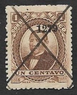 SE)1879 MEXICO, BENITO JUAREZ 1C SCT 123, MANUSCRIPT CANCELLATION - Mexico