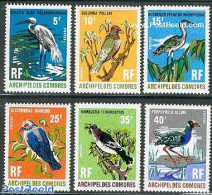 Comoros 1971 Birds 6v, Unused (hinged), Nature - Birds - Comores (1975-...)
