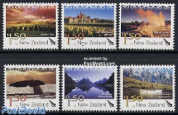 New Zealand 2004 Tourism 6v, Mint NH, History - Nature - Sport - Transport - Various - Geology - Sea Mammals - Mountai.. - Neufs