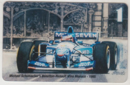 USA - Michael Schumacher's Benetton-Renault,HT Technologies Prepaid Card 10 U, Tirage 3.500, Mint - Autres & Non Classés