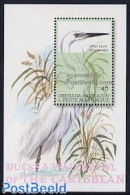 Grenada Grenadines 2001 Great Egret S/s, Mint NH, Nature - Birds - Grenade (1974-...)