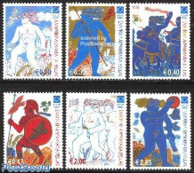 Greece 2003 Athens 2004 6v, Mint NH, Nature - Sport - Birds - Horses - Olympic Games - Ungebraucht