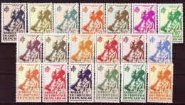 Africa Occidentale Francese 1945 Y.T.4/22 **/MNH VF/F - Neufs