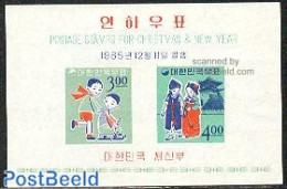 Korea, South 1965 Christmas, New Year S/s, Mint NH, Religion - Various - Christmas - New Year - Kerstmis