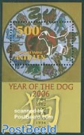 Netherlands Antilles 2006 Year Of The Dog S/s, Mint NH, Nature - Various - Dogs - New Year - Nieuwjaar