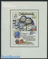 Czechoslovkia 1979 Intercosmos S/s, Mint NH, Transport - Space Exploration - Sonstige & Ohne Zuordnung