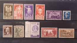Regno 1923 - 1938 Lotto 11 Valori Vari Mh Mnh - Nuovi