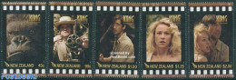 New Zealand 2005 Kong 5v, Mint NH, Nature - Performance Art - Monkeys - Film - Movie Stars - Neufs