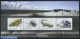Denmark 2007 Danish Nature S/s, Mint NH, Nature - Animals (others & Mixed) - Butterflies - Flowers & Plants - Insects .. - Neufs