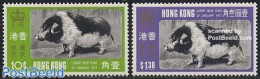 Hong Kong 1971 Year Of The Pig 2v, Mint NH, Nature - Various - Animals (others & Mixed) - Cattle - New Year - Nuevos