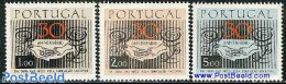 Portugal 1968 Education Association 3v, Mint NH, Science - Education - Neufs