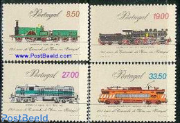 Portugal 1981 Railways 125th Anniversary 4v, Mint NH, Transport - Railways - Ongebruikt