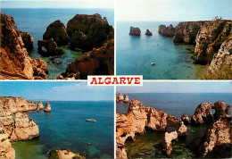 Portugal - Algarve - Aspectos Da Costa - Rochas - Aspects De La Côte - Roches - Multivues - Cote Rocheuse - Rochers - CP - Faro