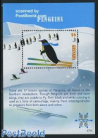 Grenada 2007 Penguins S/s, Mint NH, Nature - Sport - Penguins - Skiing - Skiing