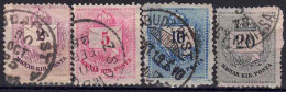 YT 13D, 15D à 17D - Used Stamps