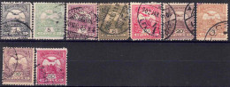 YT 37, 41 à 44, 46, 48 à 50 - Used Stamps