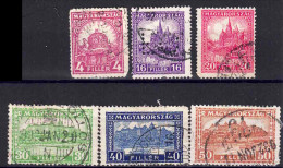 YT 409, 412, 413, 413A, 416, 416A - Used Stamps