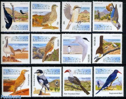 Namibia 2012 Definitives, Birds 12v, Mint NH, Nature - Birds - Namibië (1990- ...)