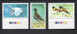 POLYNESIE  N°  189 à 191   NEUFS SANS CHARNIERE COTE  4.70€    OISEAUX ANIMAUX FAUNE - Neufs