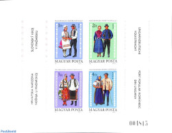 Hungary 1981 Costumes S/s Imperforated, Mint NH, Various - Costumes - Unused Stamps