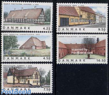 Denmark 2005 Farms 5v, Mint NH, Transport - Ships And Boats - Art - Architecture - Neufs