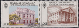 1978 Honduras AEREO ° Mi:HN 922-923, Sn:HN C649a, Yt:HN PA609-610, Sg:HN 943-944, Manuel Bonilla Theater 19th Cent. - Honduras