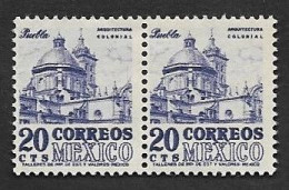 SE)1973 MEXICO, COLONIAL ARCHITECTURE, PUEBLA CATHEDRAL 20C SCT946, B/2 MNH - Messico